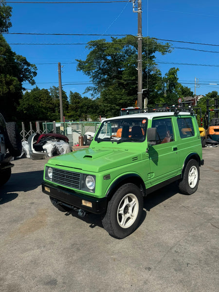 Green 1992 Suzuki Jimny 4x4 kei SUV, photo 2 of 12