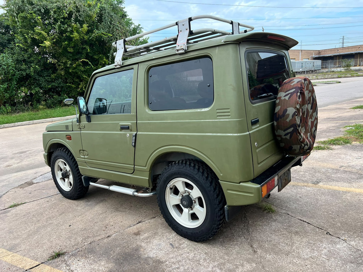 Green 1997 Suzuki Jimny 4x4 kei SUV, photo 4 of 14