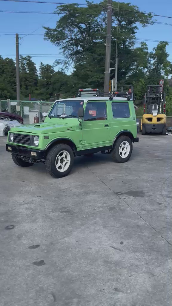 Green 1992 Suzuki Jimny 4x4 kei SUV, video